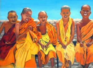 Voir le détail de cette oeuvre: sourires d'enfants tibetains